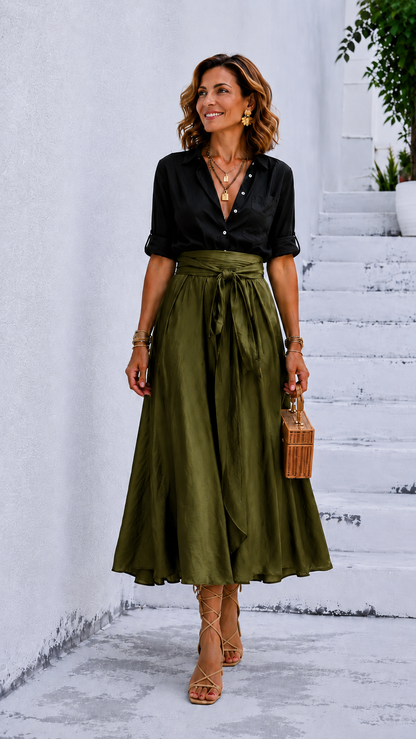 ARMONY™ | Conjunto Blusa y Falda Elegante