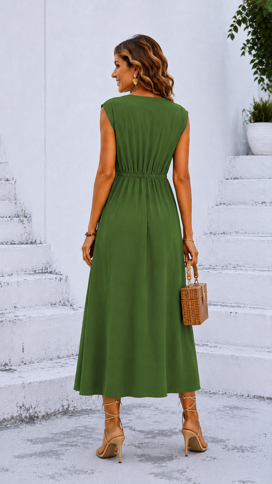ESENZA™ | Vestido Largo Jardín Provenzal