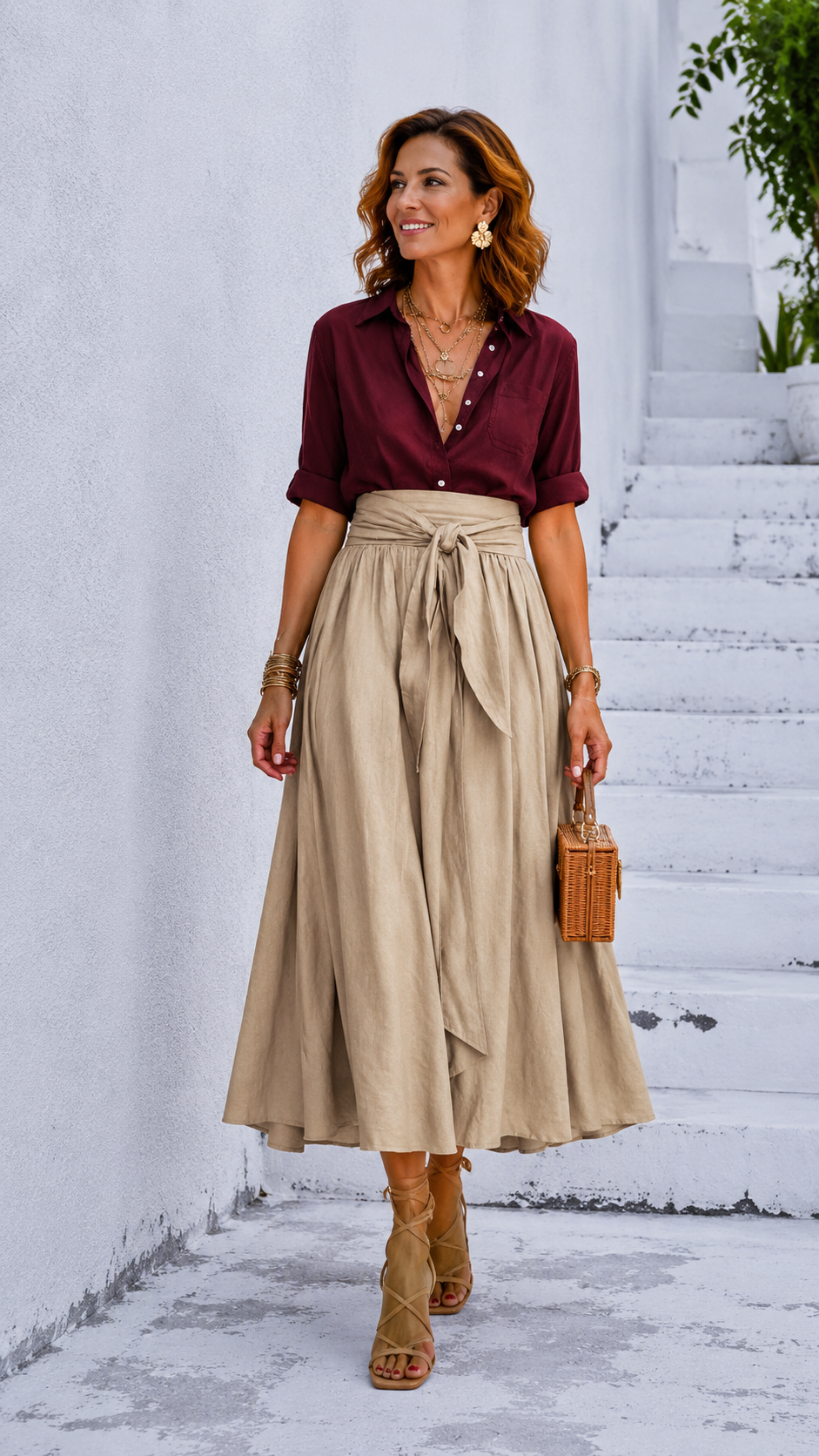 ARMONY™ | Conjunto Blusa y Falda Elegante