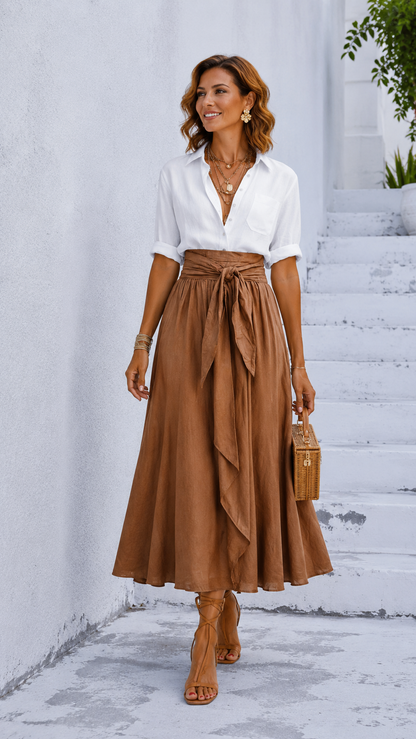 ARMONY™ | Conjunto Blusa y Falda Elegante