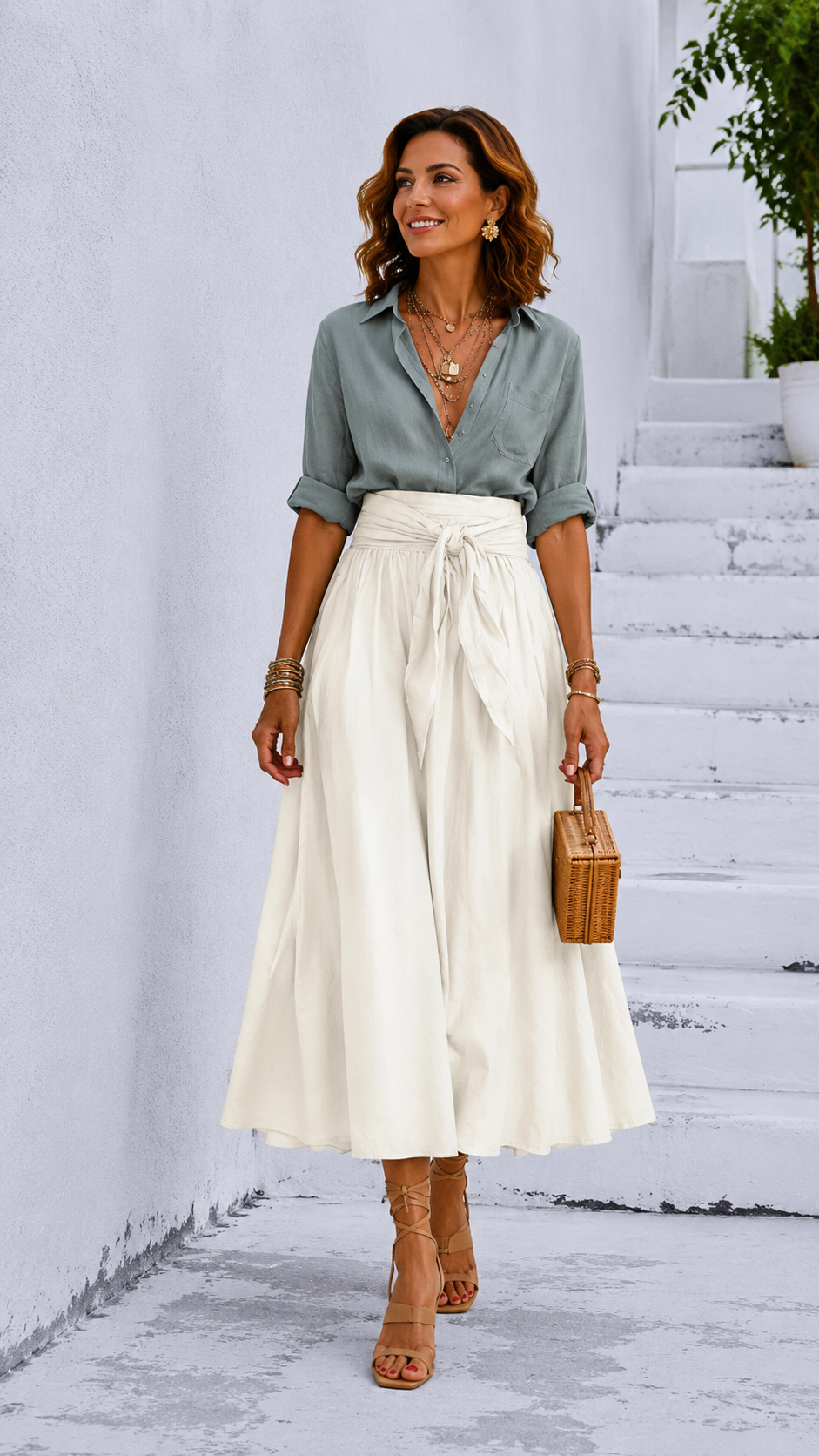 ARMONY™ | Conjunto Blusa y Falda Elegante
