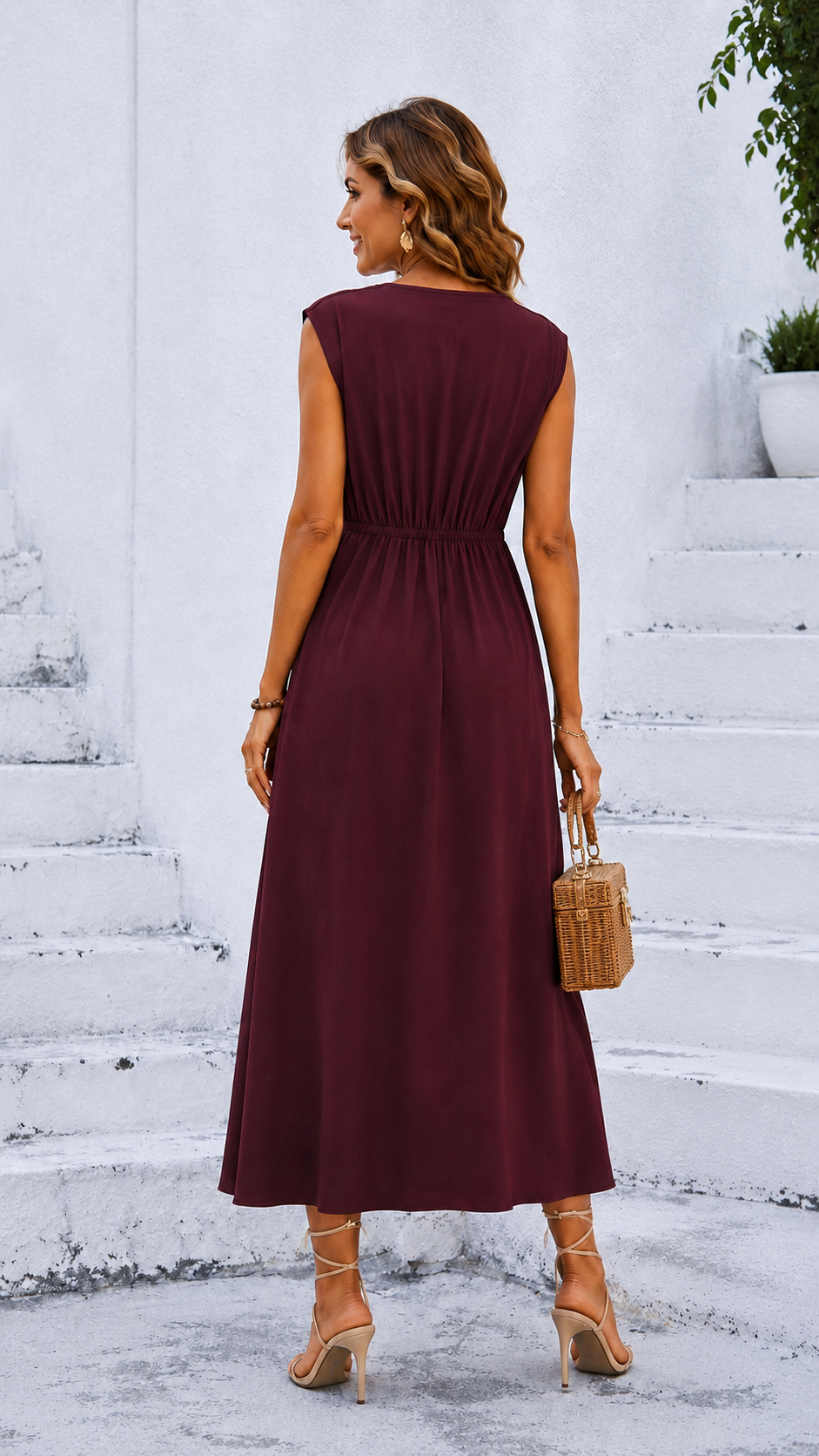 ESENZA™ | Vestido Largo Jardín Provenzal