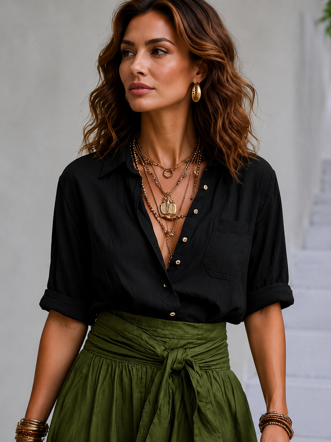 ARMONY™ | Conjunto Blusa y Falda Elegante