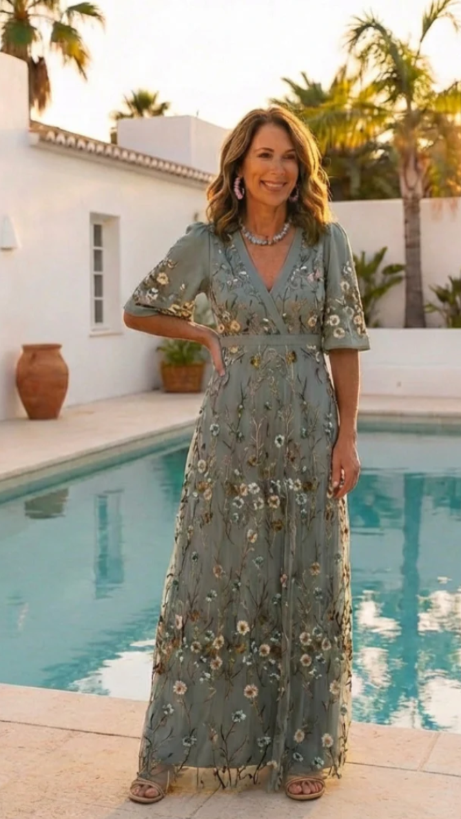 ELODIE™ | Vestido Largo Floral
