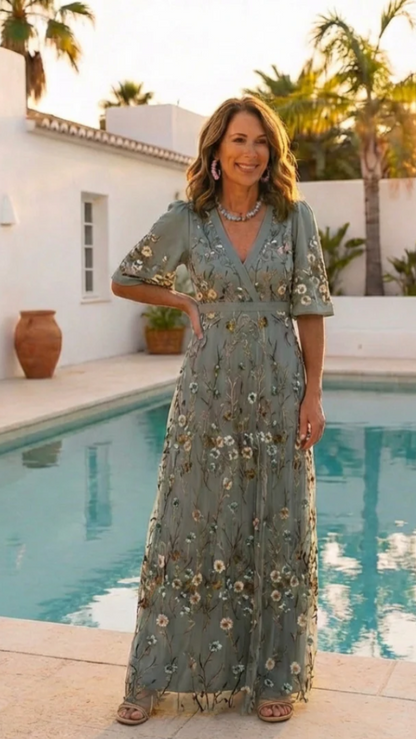 ELODIE™ | Vestido Largo Floral