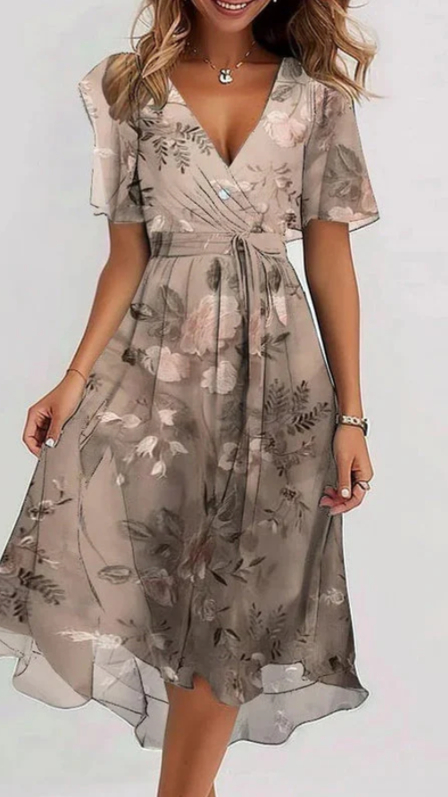 NAOMIE™ | Vestido Estampado Colorido