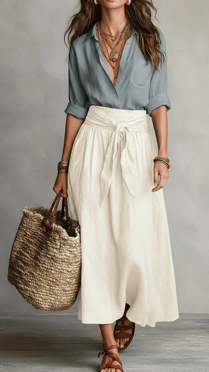 ARMONY™ | Conjunto Blusa y Falda Elegante